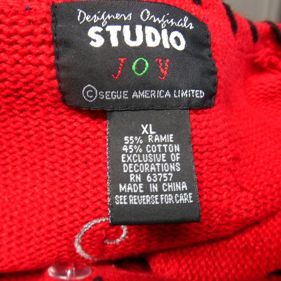 Designers Original Studio Joy Christmas cardigan - Picture 3 of 3